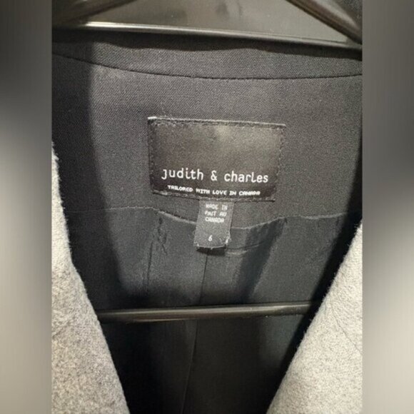 Judith and Charles BLAZER - Leather/Wool/Cotton Blend - Picture 5 of 14